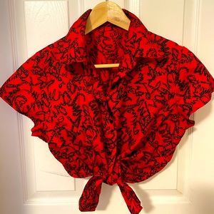 Vibrant vintage blouse